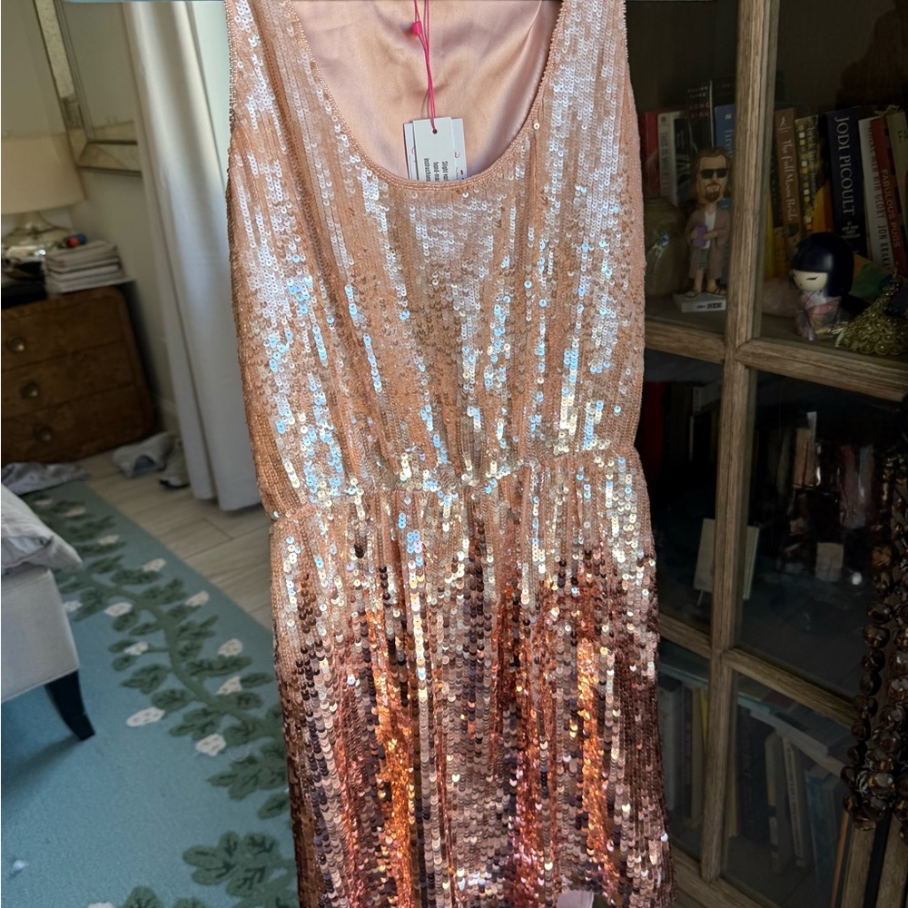 Parker Sequin Ombré Pink Dress